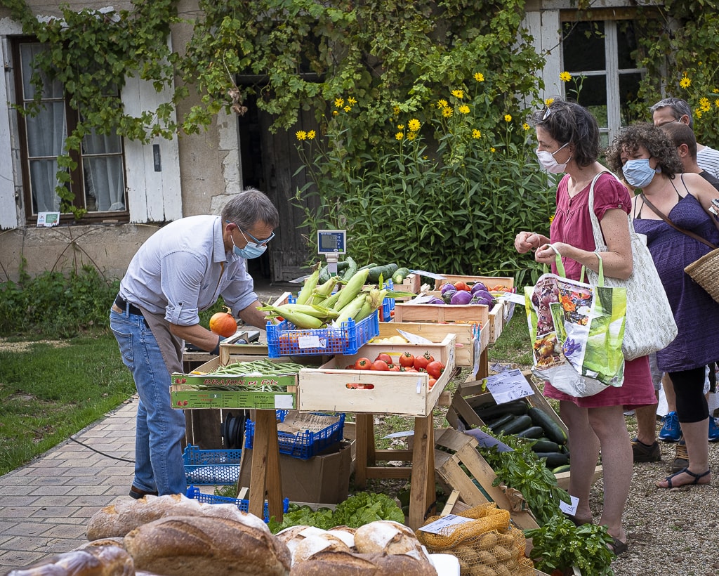 Photo de la vente de légumes